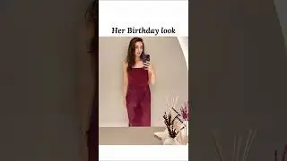 Ozge Birthday Look Otfit Dress || Looking Gorgeous #shorts #bala #ozgetorer  @topeditz9843