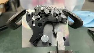 Beretta PM-12 fire control group in semi-auto mode