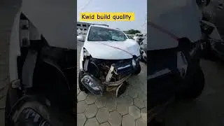 Renault kwid 2023 build quality #kwidclimber #buildquality #accident