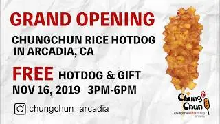 FREE ChungChun Rice Hotdog in Arcadia