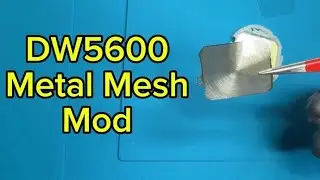 DW5600 G-Shock Metal Mesh / Sunburst Screen Mod
