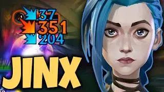 Wild Rift Jinx Dragon Lane Gameplay in Season 20 (Build & Runes)