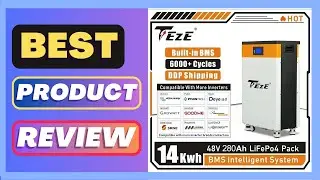 Best TEZE 48V 51V 14KWh 280AH LifePo4 Battery Pack