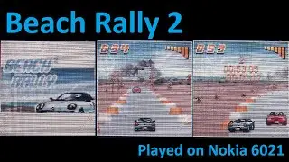 Beach Rally 2 - played on the Nokia 6021