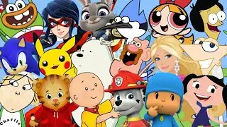 o show da luna zootopia patrulha canina caillou charlie e lola daniel tigre pocoyo phineas e ferb