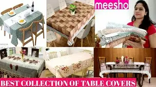 Meesho affordable dining table covers😍Starting Rs 218/-PVC, Cotton net table covers😊Much Check 😍😍