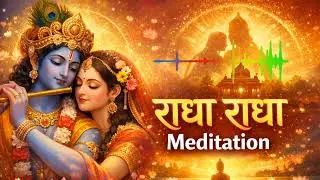 राधा राधा ध्यान 🌸 | Radha Radha Meditation for Peace & Divine Love #radharadha #dhyan #meditation 