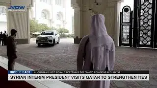 Syrian interim president visits Qatar to strengthen ties
