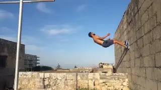 Double Foot Wall Backflip - Progression