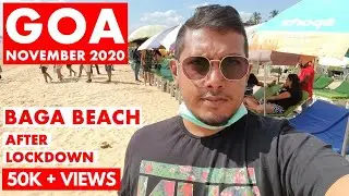 Goa Vlog | Baga Beach, 28th November - 2020 |  Goa After Lockdown | Baga Shopping | Baga Streetfood