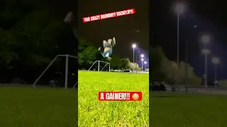 Yo Crazy Round Off Backflips *Failed Gainer* #backflip #parkour #entertainment #gainer #shorts SUB!