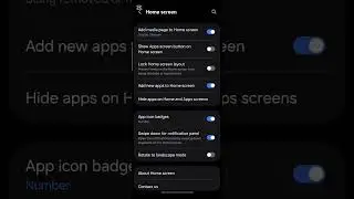How to Hide Apps from Screen Samsung Galaxy #smartphone #status #shorts #whatsappstatus