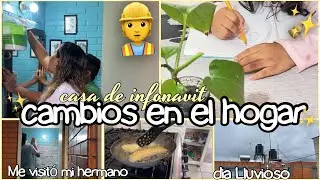 “Transformamos mi casa poco a poco 😍 instalamos espejo y organizamos el hogar 🏡✨”