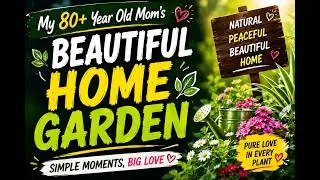 My 80+ Year Old Mom's Beautiful Home Garden | माँ के बगीचे की कहानी 🌿🌸 | LOF #MomsHomeGarden
