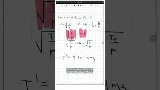 ONDULAT&Oacute;RIA EM REFERENCIAL N&Atilde;O INERCIAL #f&iacute;sica #ime #ita #maths