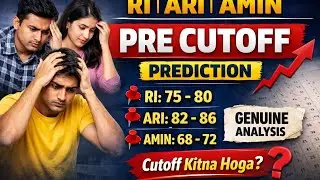 RI ARI Amin Pre Cutoff Prediction 2026 | OSSSC Expected Cutoff Category Wise | Genuine Analysis