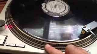 Technics SL-1200 running at 16rpm