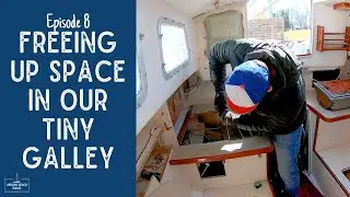 Removing Our Ancient Hot Water Heater | Alberg 30 Refit Episode 8