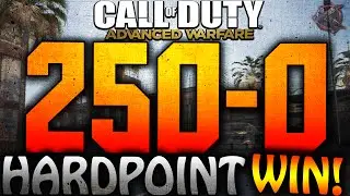 COD Advanced Warfare - FLAWLESS 250-0 HARDPOINT WIN! (COD AW Flawless Hardpoint Win)