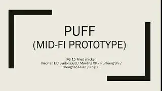 Video 2: Refined Lo-Fi to Mid-Fi prototype&mdash;PG15&mdash;Interaction Design Studio