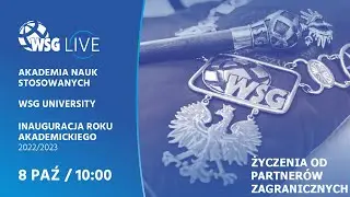 WSG Inauguracja 2022/23 - życzenia od partner&oacute;w.
