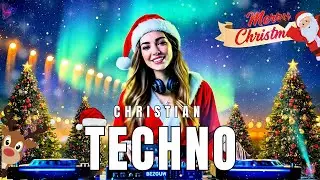 Christian Techno Christmas 2026 🎄Gospel EDM Worship Mix | Holiday Techno Music with DJ Performance