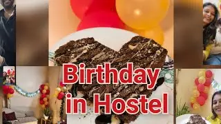 Hostel Mai Birthday celebration| Instant Heart shaped Chocolate Cake without fire