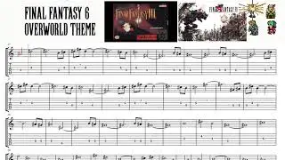 Final Fantasy 6 - Overworld Theme - Guitar tabs