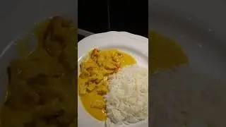 Kycklingcurry med ris du inte f&aring;r missa! #kyckling #curry #mat #matlagning #recept #laga #shorts