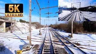 [5K] Multicam Cab Ride version 2: PIP Baarn - Utrecht CABVIEW HOLLAND SLT 9feb 2021