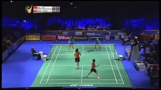 F - 2014 Bitburger Open - Ou Dongni-Yu Xiaohan vs Ekanerina Bolotova-Evgeniya Kosetskaya