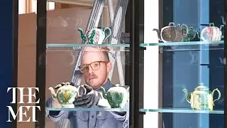 Time-Lapse: Installing 130 Teapots in The New British Galleries