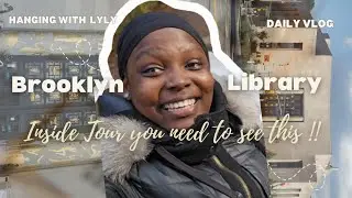 Aesthetic Day at Brooklyn Library 📚✨ | Exploring Every Hidden Spot #vlog #nyc 