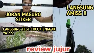 UNBOXING JORAN MAGURO STIKER,langsung test casting?APAKAH BISA??