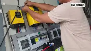 Solar infinity: testing panel to battery and inverter  