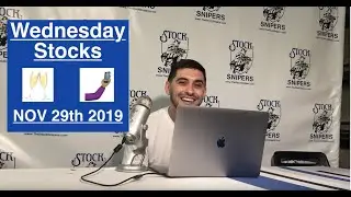 Stock Snipers Stocks To Watch- Morning Watchlist- November 26th