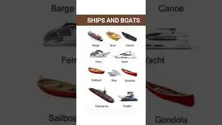 #ships and boats #water transport #ship vocabulary #boat vocabulary #new vocabulary #spoken English