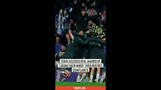 Tebas Accuses Real Madrid of 'Losing Their Minds' Over Referee Complaints