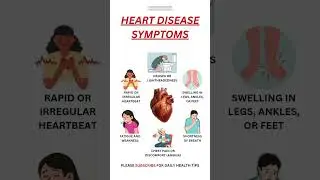 ⚠️ Warning Signs Of Heart Disease | Signs Of Heart Disease | 6 Signs Of Heart Disease❤️ #facts #tips