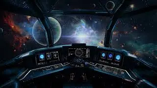 The Most Realistic Spaceship Cockpit White noise | Engine Constant Rumble for Sleep