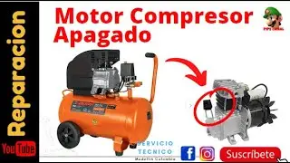 Reparación Compresor  De Aire (No Arranca motor) Cambio fuse Motor..     Air Compressor Repair