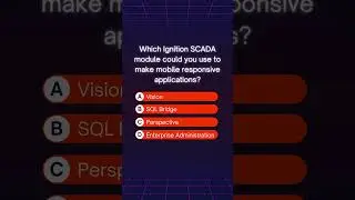 Quiz - Test Your Automation Knowledge #automation #mobile #ignition #scada