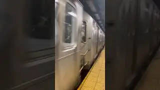 Dual R188 7 Trains arriving at 5 Av-Bryant Park
