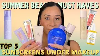 BEST SUNSCREENS FOR MAKEUP 2025 🏝️ (🔗 Links Included) + Bonus