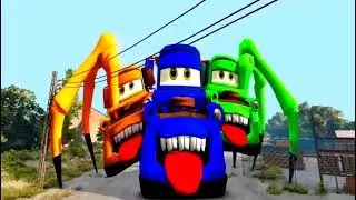 Doc Hudson Monster Eater Tow Mater Eater McQueen Car Crane Coffin Dance Meme COVER #car #coffindance