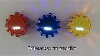 LED Strobe Warning Light Road Flares With Magnet