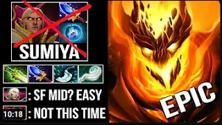Dota 2 Shadow fiend VS Invoker  rly hard game