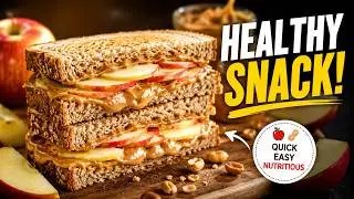 Healthy Apple & Peanut Butter Sandwich &ndash; Quick & Nutritious Snack!