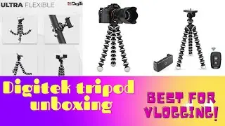 Digitek Gorilla Tripod# Best for vlogging on Dslr camera, Gopro, and Mobile😍# Free bluetooth remote😁