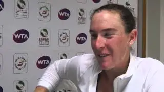 Madison Brengle looks ahead to second round clash with Petra Kvitova in Dubai